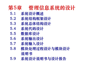 管理信息系统-第5章-系统开发.ppt