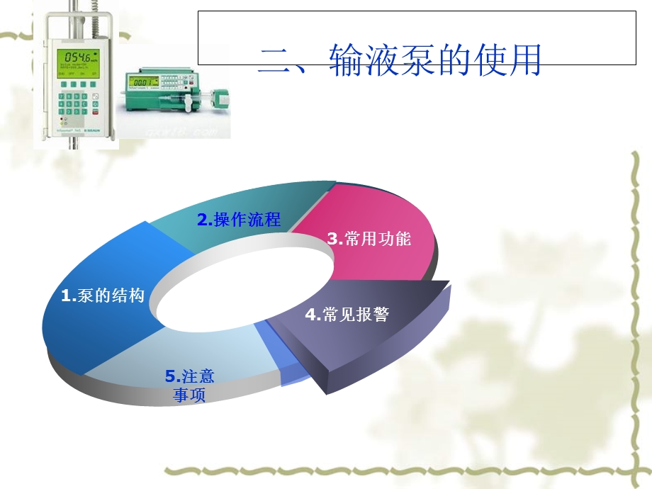 贝朗输液泵和微量泵的使用资料.ppt_第3页