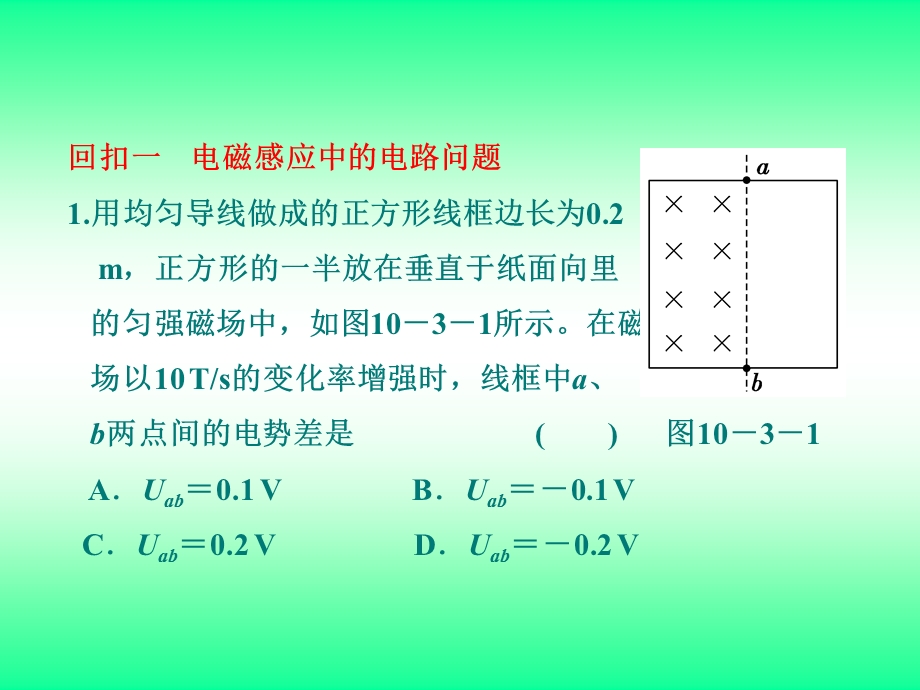 电磁感应规律的综合应.ppt_第2页