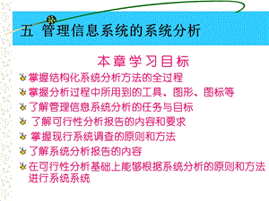 管理信息系统五管理信息系统的系统分析.ppt