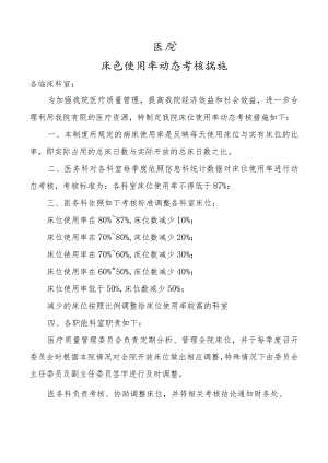 床位周转率的管理措施.docx