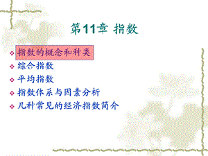 杭电统计学第11章指数.ppt