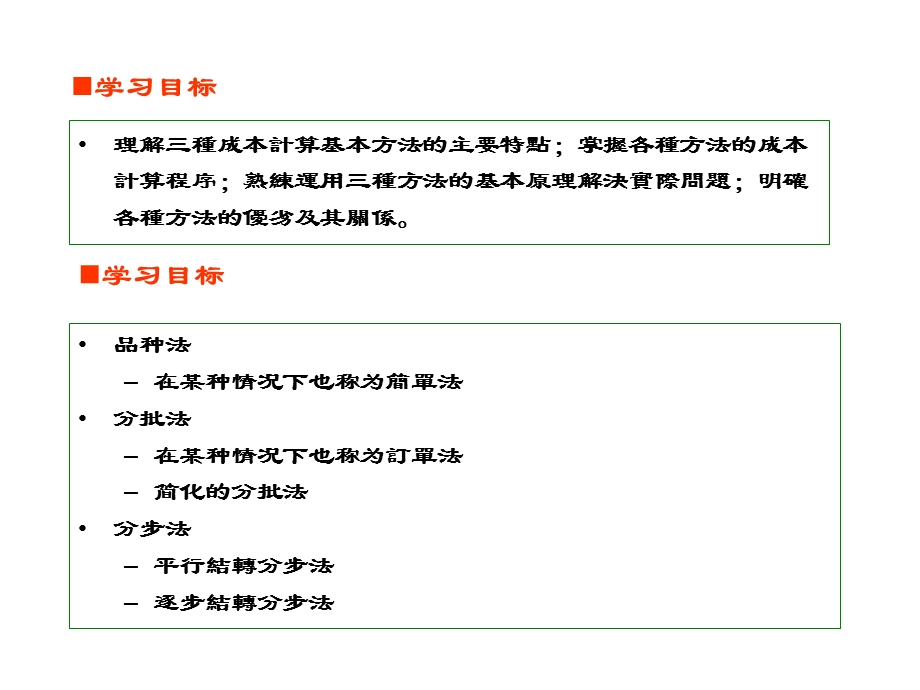 成本会计第十章产品成本计算的基本方法学.ppt_第3页