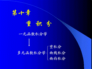 高等数学课件D101二重积分概念.ppt