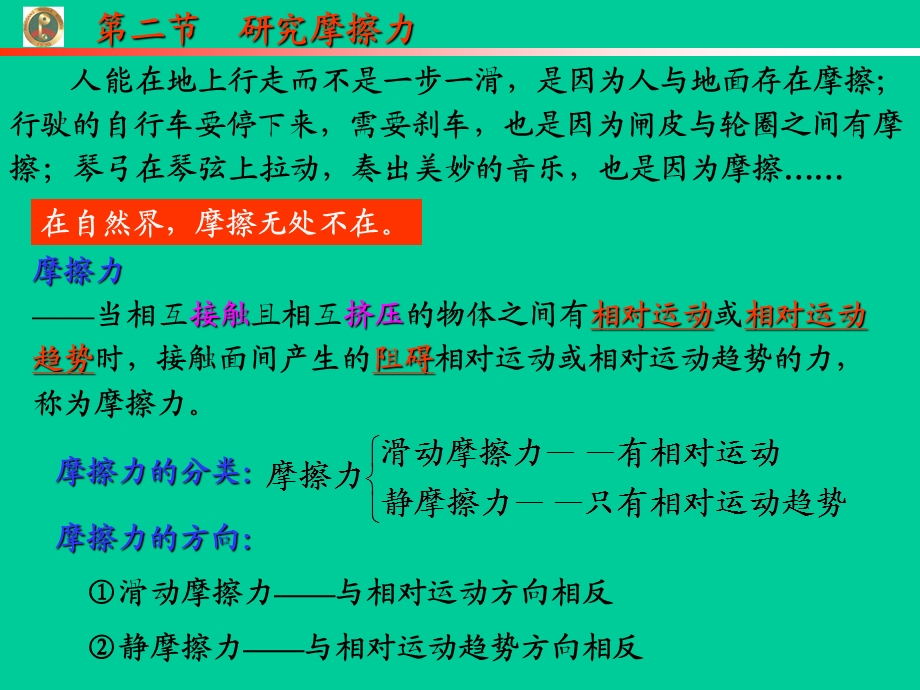 高一物理必修1研究摩擦力.ppt_第1页