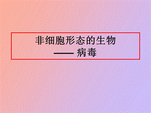 非细胞形态的生物.ppt