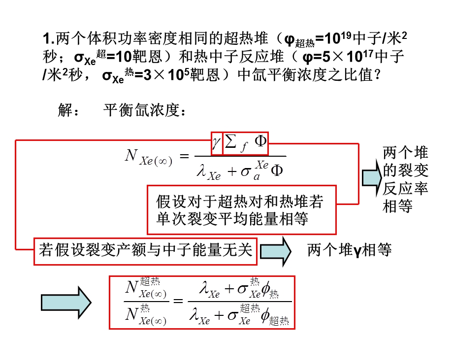 反应堆物理分析第六章作业.ppt_第1页