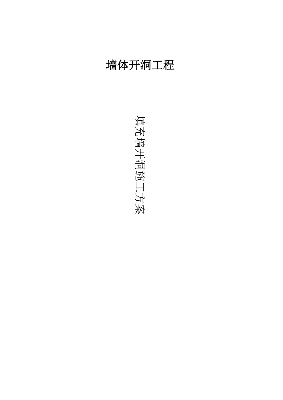 墙体开洞工程.docx_第1页