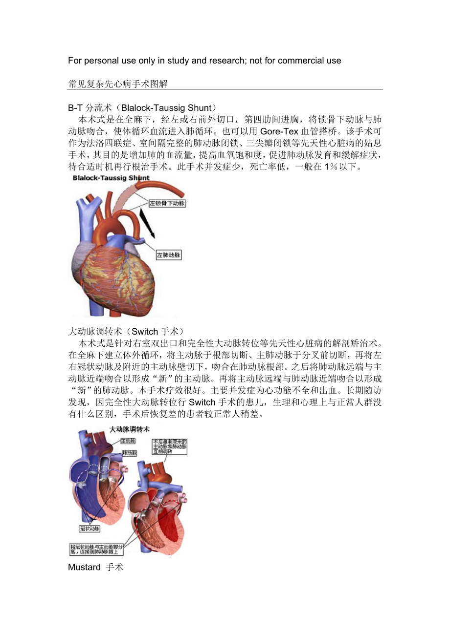 常见复杂先心病手术图解.doc_第1页