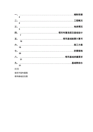 塔吊基础施工方案设计.docx