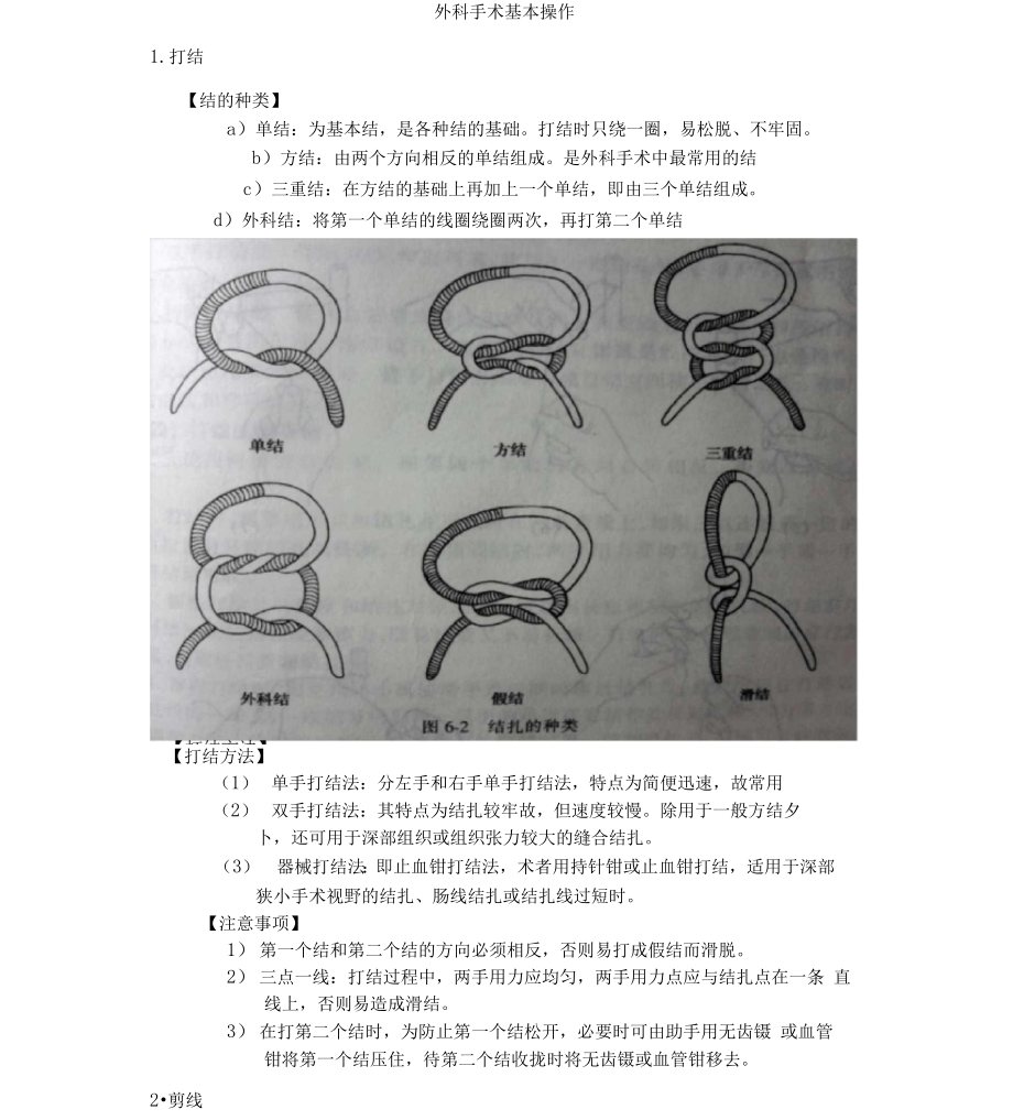 外科基本操作.docx_第1页