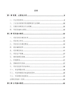 巴南区流量计项目可行性研究报告.docx