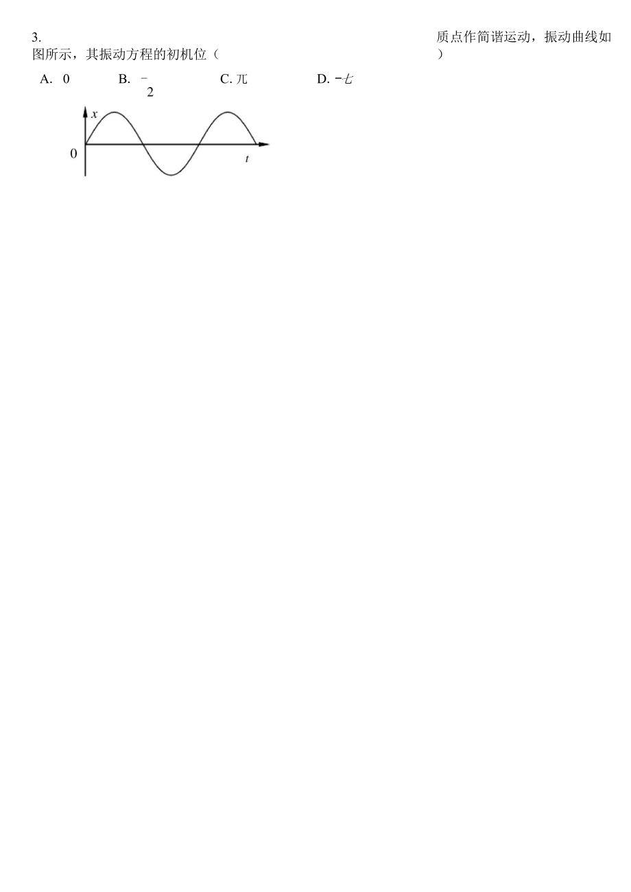 大学物理 机械振动、机械波.docx_第3页