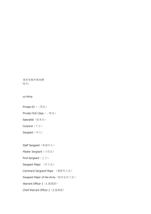 美军军衔中英对照.doc