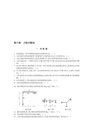 结构力学 力矩分配法题目大全.doc