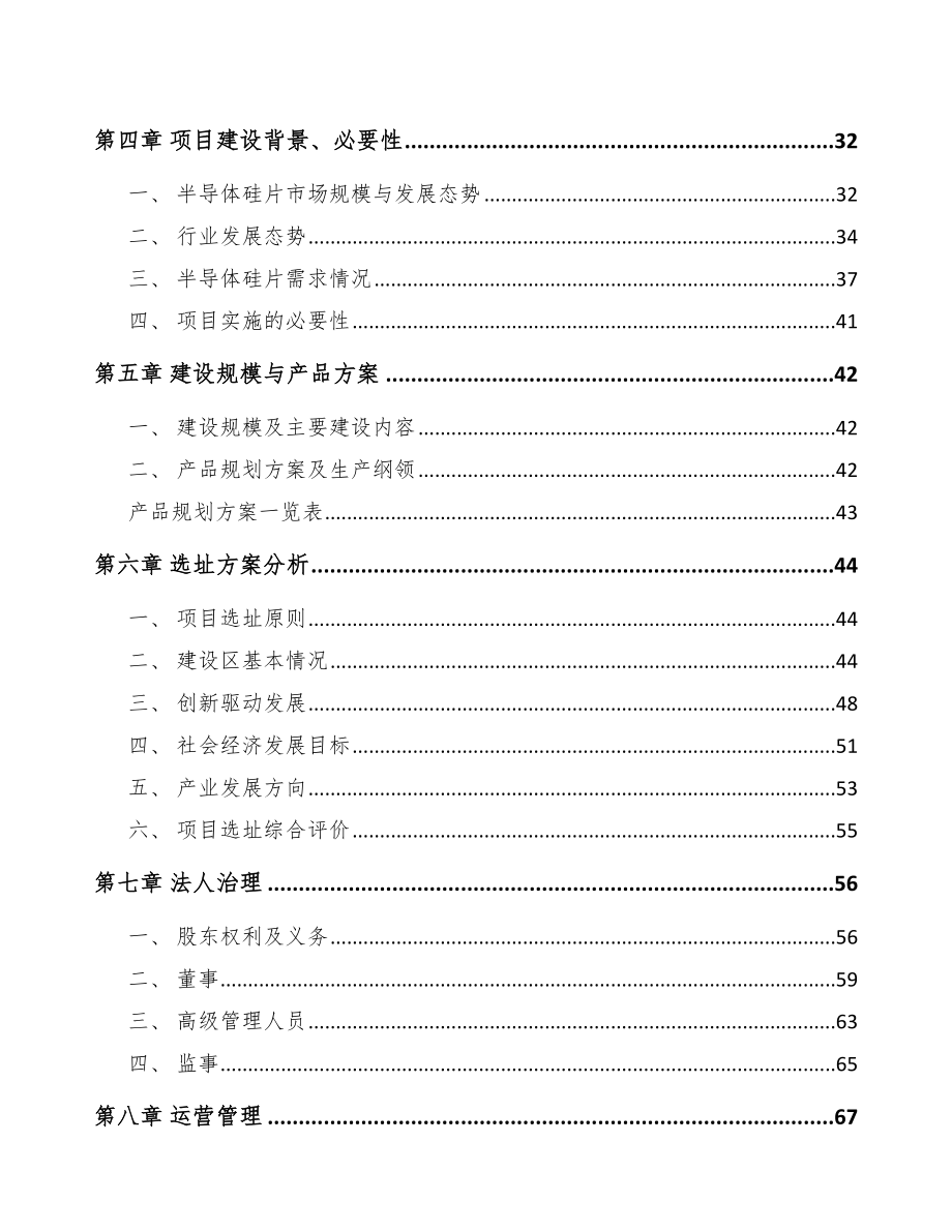 常州半导体硅片项目可行性研究报告.docx_第2页