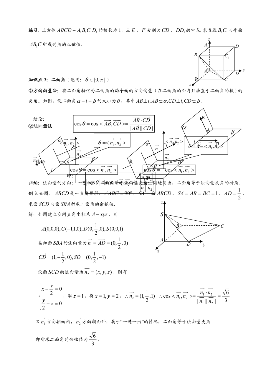 空间向量与空间角(2).doc_第3页