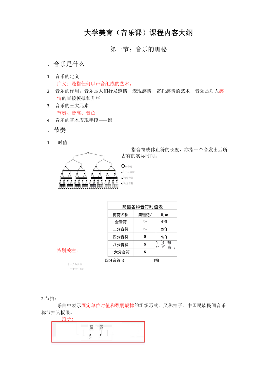 大学美育总结.docx_第1页