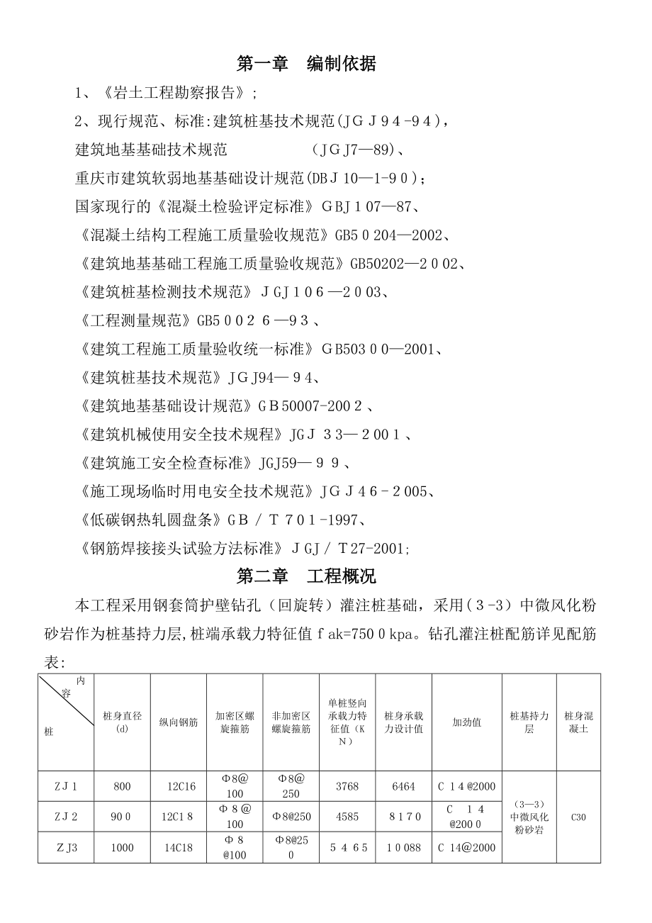 干挖法旋挖桩施工方案【可编辑范本】.doc_第2页