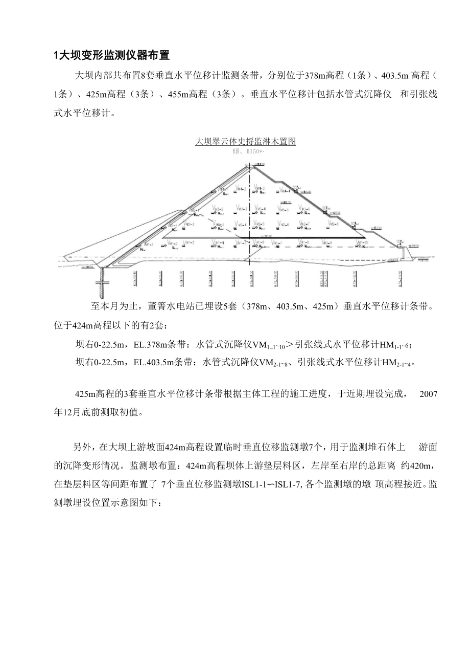 大坝沉降监测资料2008.docx_第1页