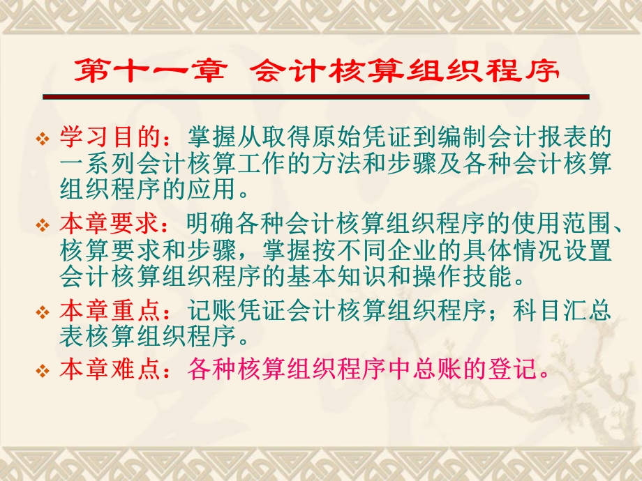 会计学基础-11会计核算组织程序.ppt_第1页