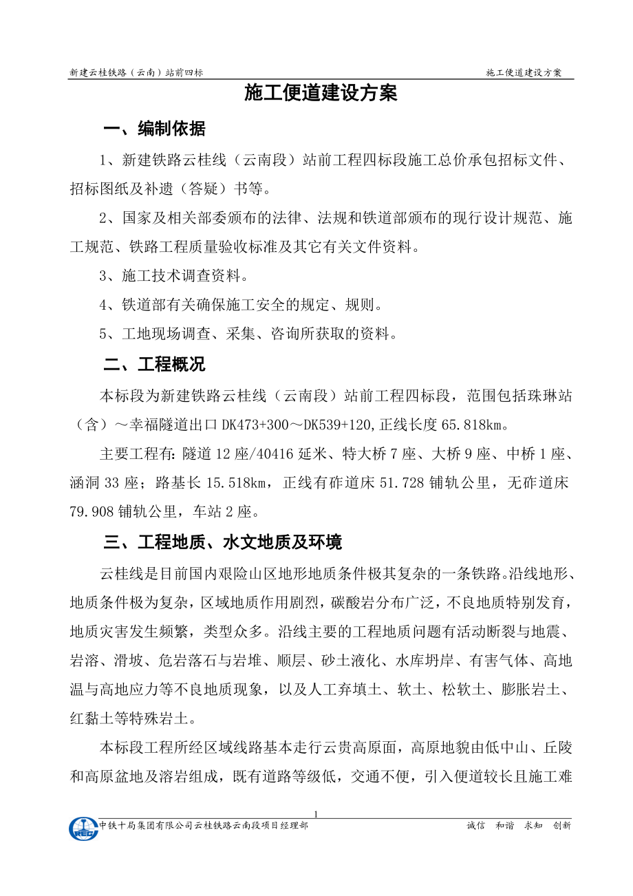 【推荐】施工便道建设方案可编辑.doc_第1页