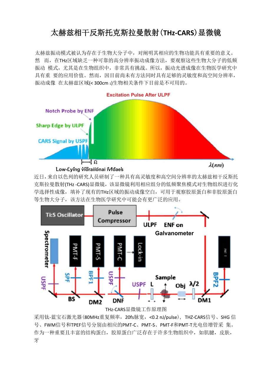 太赫兹相干反斯托克斯拉曼散射.docx_第1页