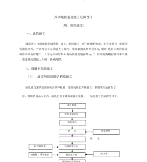 地铁出入口施工方案设计.docx