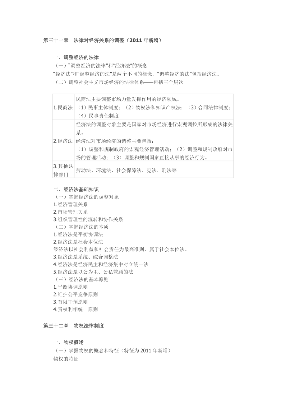 第三十一章法律对经济关系的调整.doc_第1页