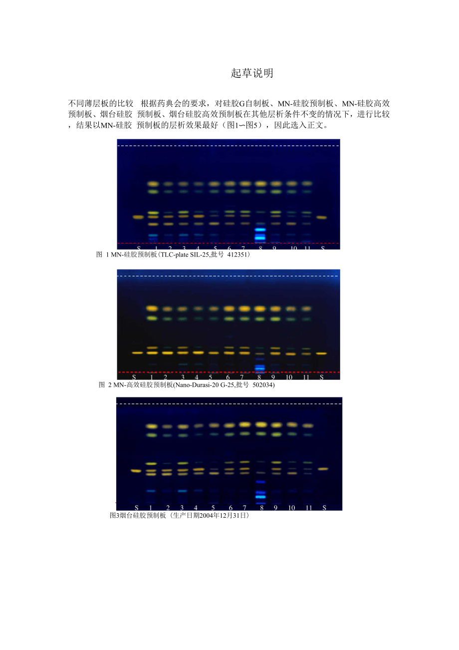 大黄薄层鉴别的比对试验.docx_第2页