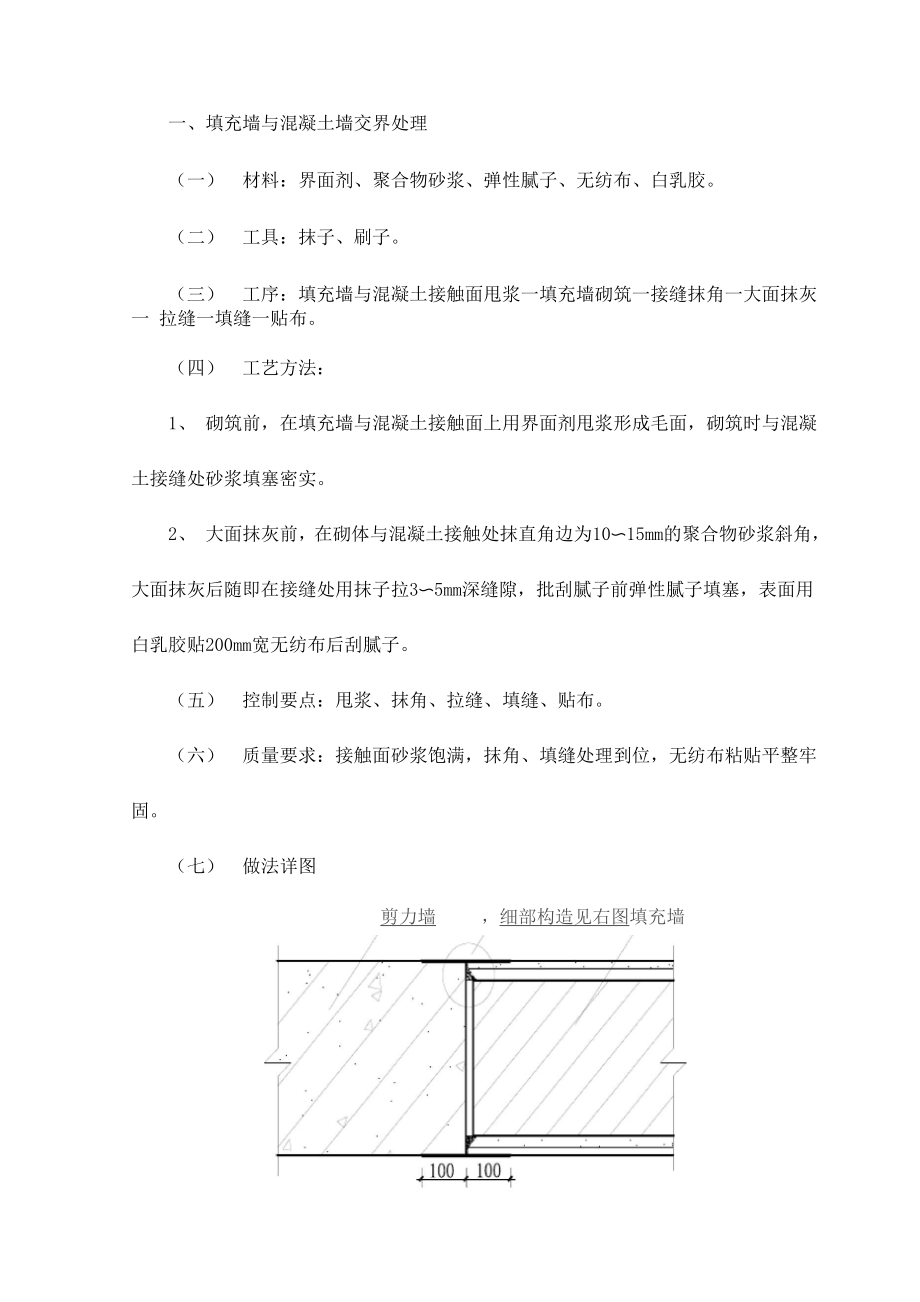 填充墙与混凝土墙交界处理做法.docx_第1页