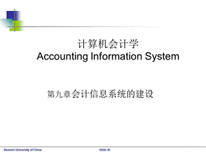 会计信息系统的建设.ppt