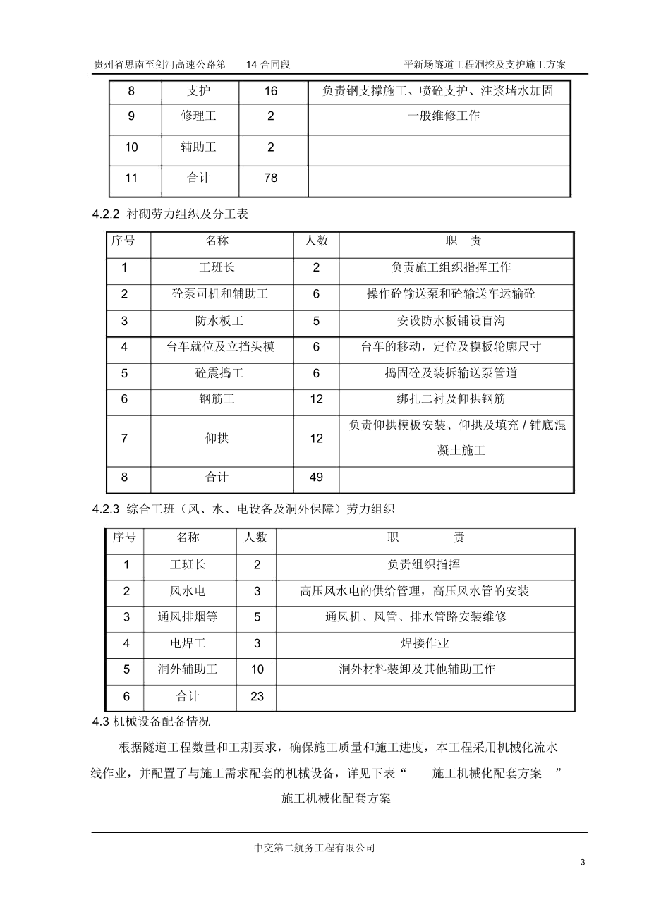 平新场隧道洞身开挖与支护施工方案.docx_第3页