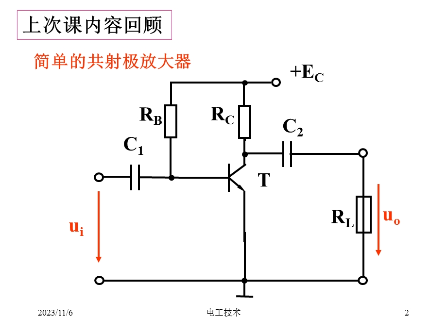 电工技术电子技术-清华-19基本放大电路.ppt_第2页