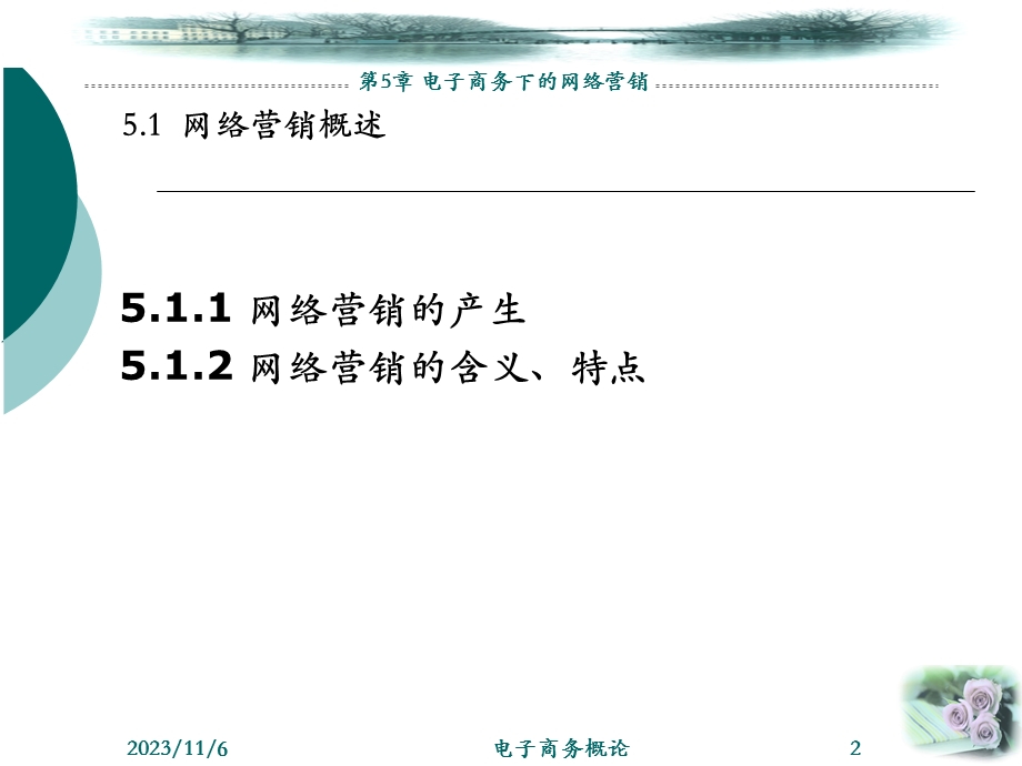 电子商务教案第5章电子商务下的网络营销.ppt_第2页