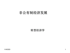 非公有制经济发展.ppt