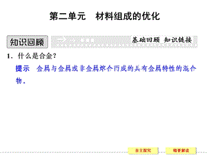 高二化学苏教版选修2课件：42材料组成的优化.ppt