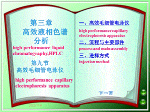 高效液相色谱分析高效毛细管电泳仪.ppt