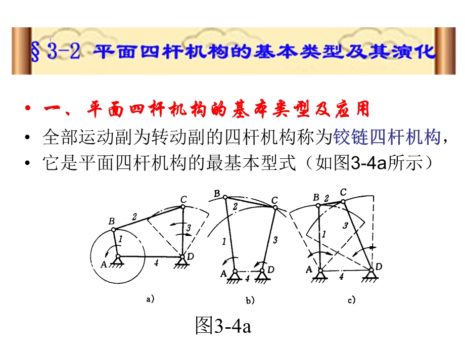 平面四杆机构的基本类型.ppt_第1页