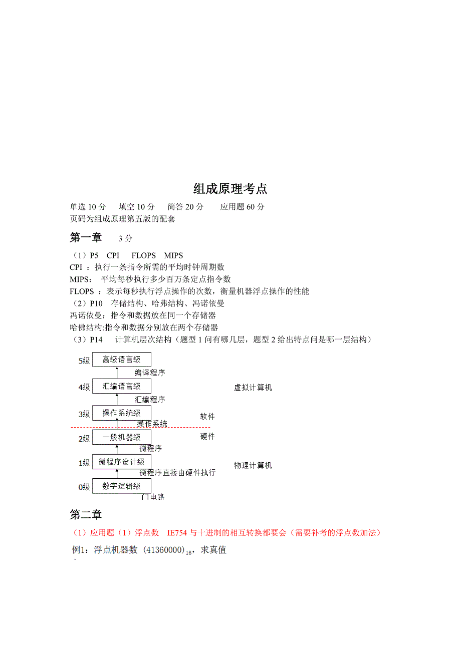 组成原理复习考点.doc_第1页