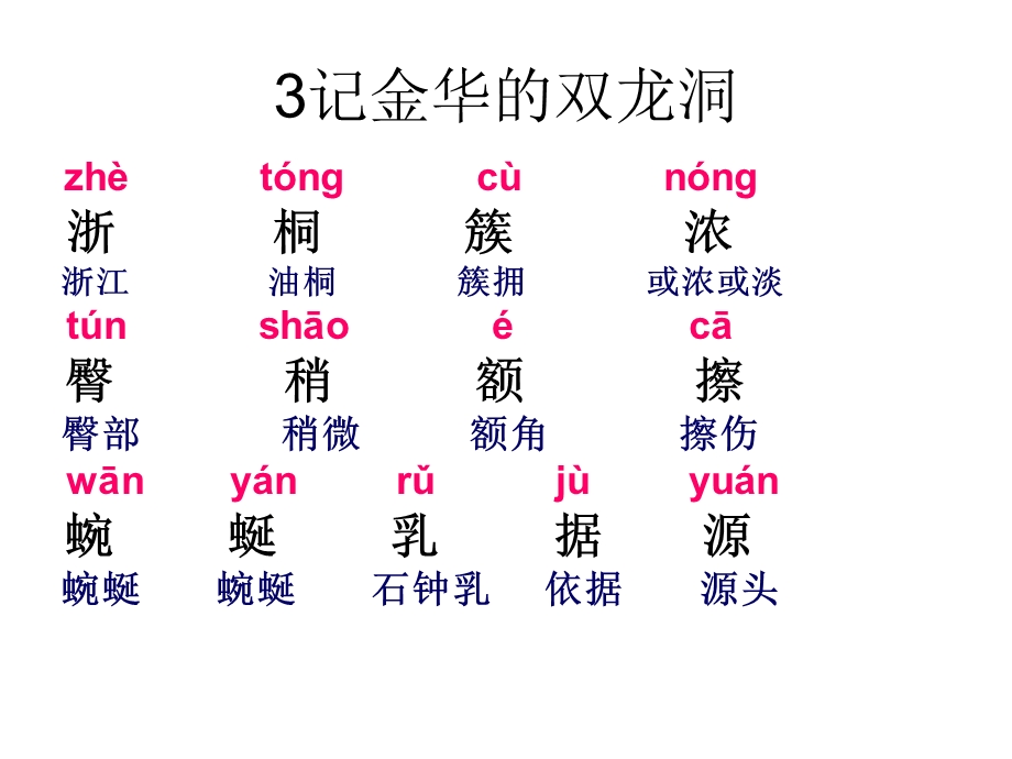 四年级下册生字表.ppt_第3页