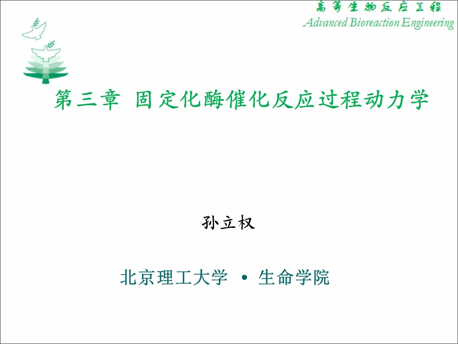 固定化酶及反应动力学.ppt_第1页