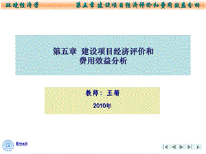 建设项目经济评价和费用效益分析.ppt