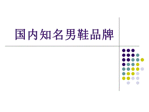 国内知名男鞋品牌.ppt