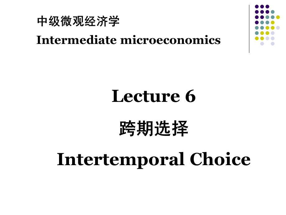 微观经济学越期选择.ppt_第1页