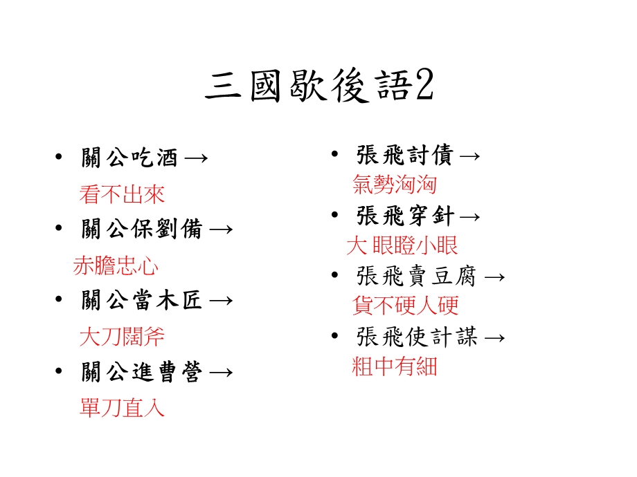 国演议一歇后语.ppt_第2页