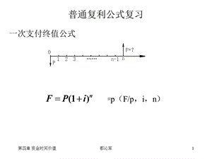 工程经济学第四节普通复利系数表及线性内插法.ppt