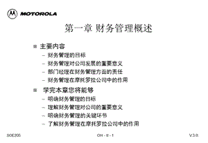 摩托罗拉财务管理培训资料.ppt