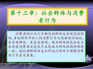 消费者行为学课件社会群体.ppt