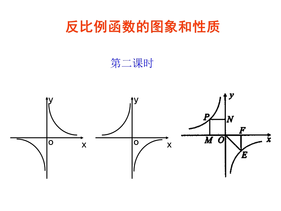 新北师大版反比例函数的图像与性质第二课时ppt.ppt_第1页